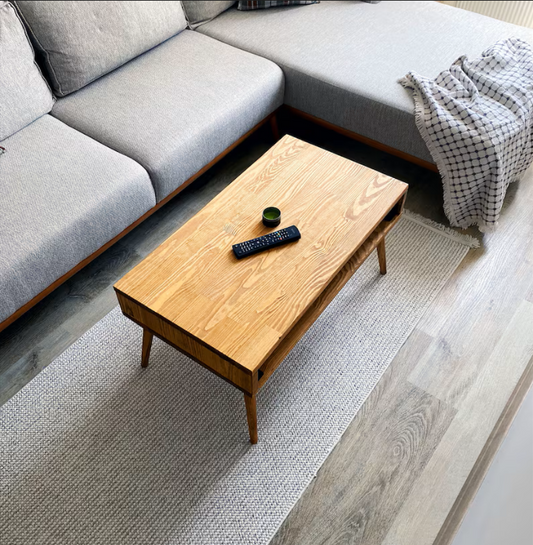 Table Basse Relevable     طاولة قهوة بسطح قابل للرفع